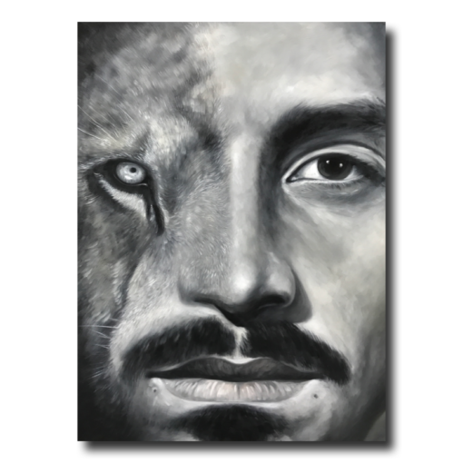 En tavla med Zlatan
