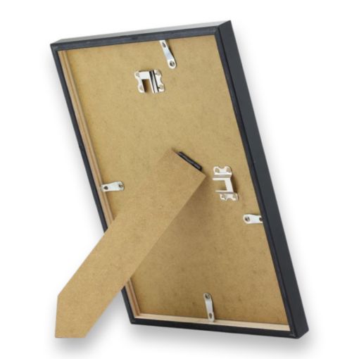 Black frame in wood 21x30cm
