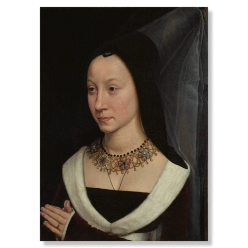Hans Memling – Maria Portinari, wydruk na płótnie na blejtramie