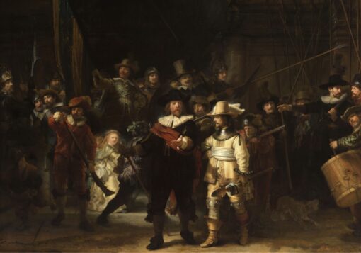 Rembrandt – The Night Watch, wydruk na płótnie na blejtramie