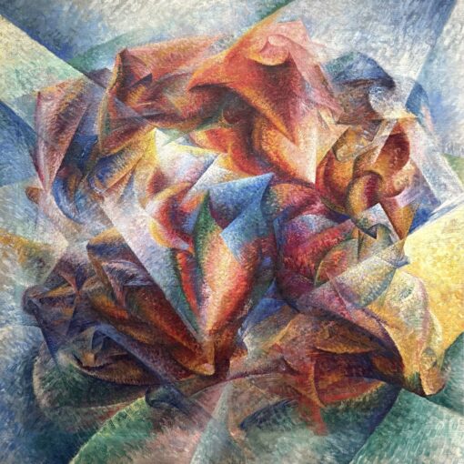 Umberto Boccioni – Dynamism of a Soccer Player (1913), wydruk na płótnie na krośnie