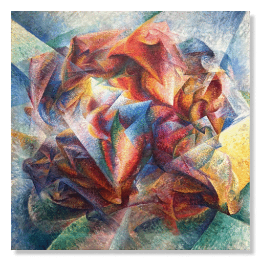 Umberto Boccioni – Dynamism of a Soccer Player (1913), wydruk na płótnie na krośnie